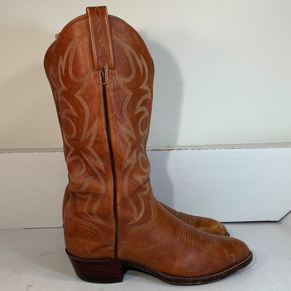 El Dorado Handmade Vanquished Calf Cowboy Boots